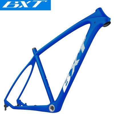 China Lightweight Full Carbon Frame 29er MTB Bike Frame By Axle BSA Disc Brake Mountain Bicycle Frame for sale