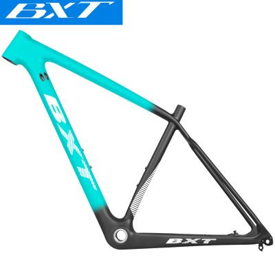 China 29er Lightweight Tapered Carbon MTB Bike Frame BSA 142*12mm Boost 148mm Disc Brake Mountain Bicycle Frame for sale