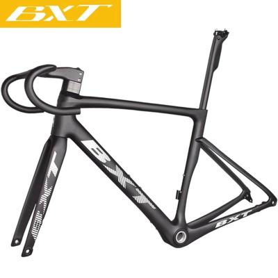 China EPS Full Tech Road Bike Frame 700C Hidden Cable Carbon Fiber Road Bicycle Frameset By Axle Disc Brake Chinese Raw Material Hot Sale for sale