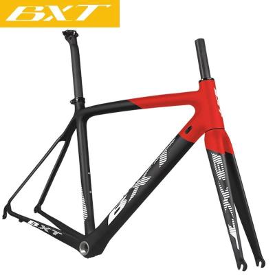 China ENV Tech 700C Road Bike Frame Carbon Aerial Training Fiber Full Racing City Bicycle Frameset V Brake XC Cycle Bicycle Frames V Brake for sale