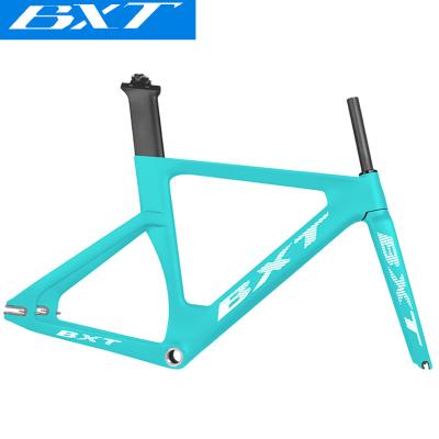 China High Strength Full Carbon 700C Track Bike Frame With 25C Fork Fixed Gear Track Bicycle Frameset for sale