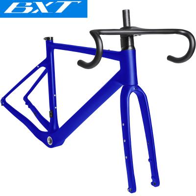 China Inner Cables 700C All Flat Internal Cable Carbon Gravel Bike Frame 27.5er MTB Road Bicycle Frameset for sale