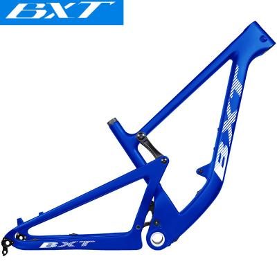 China Compatible Carbon MTB Bike Frame 29er Suspension Frame VPP Suspension Travel 150mm (148mm) Full Dual All Moutain Carbon Bike Frame for sale