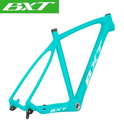 China Original 29er mountain bikes carbon mtb 160mm bicycle frame china manufacturer factory sale BSA raw sight for sale