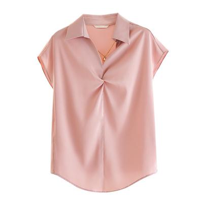 China China Supplier Breathable Women's Shirts Tops Fashionable Office Blouse Shirts For Women for sale