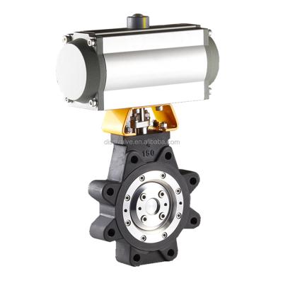 China High Performance WCB/CF8/CF8M Triple Offset Flange General Metal Seated Butterfly Valve with Worm Gear Pneumatic Hydraulic Motorized for sale