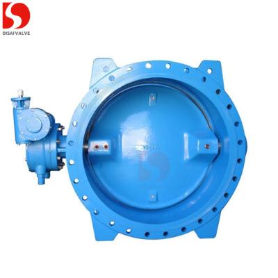 China DN800 PN25 General Iron GGG50 Ductile Double Compensated Eccentric Butterfly Valve for sale