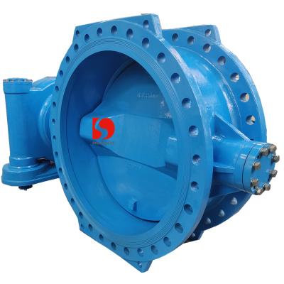 China General PN10 DN1600 Double Eccentric Butterfly Valve Short Body Long Body for sale