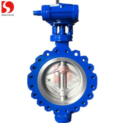 China General 24 Inch Class 300 Wafer Hook Triple Offset Eccentric Butterfly Valve for sale