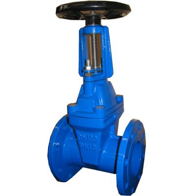 China General Iron OS&Y DIN DN100 Ductile Rising Stem Resilient Gate Valve for sale