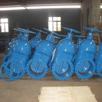 China DN100/DN/200/DN250 PN10 General Stem Iron GGG50 F5 Series Non Rising Ductile Metal Seated Gate Valve for sale