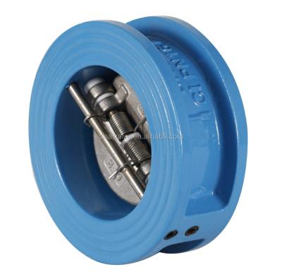 China CI DN50-1200 General Body CF8M Disc PN16 Wafer Spring Type Flap Check Valve for sale