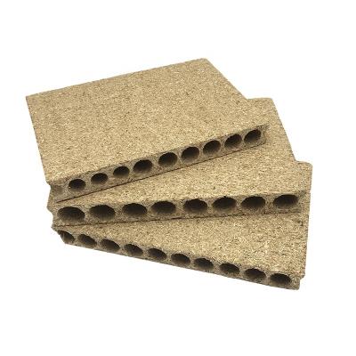 China 6mm Modern Tubular Hollow Core Particle Board Chipboard 43mm For Door Core for sale