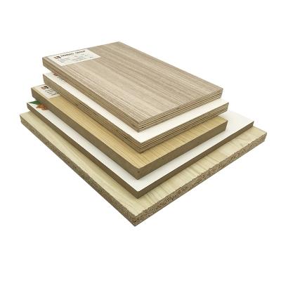 China 18mm Moisture Proof Melamine Plywood MDF Particleboard Paper Coated Laminated Sheets for sale