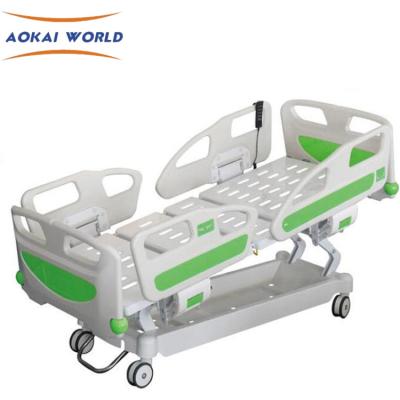 China 5 Functions Four Motors Five Function Electric ICU Bed Hospital Resuscitation Bed for sale