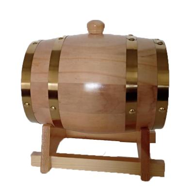 China Hot factory wholesale high quality custom made cheap wooden wine barrel eco-friendly food grade with tap for sale