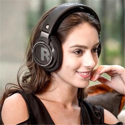 China Black Hybrid Headphone Active Noise Canceling 5.0 Flagship Headset Over Ear HiFi Music Mixer Wired Stereo Mobile Wireless Headphone for sale