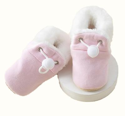 China Breathable Winter Shoes Non-slip Pre-Walkers Shoe Booties Soft-soled Newborn Baby Shoes Boy Girl for sale