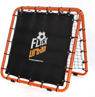 China Popular Portable Adjustable Angle Customized Logo Mini Square Football Soccer Rebound Net for sale