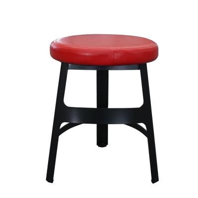 China Hot Sale Tianjin-Cheap Modern Metal Chair Modern Red Dining Stool and Table with Factory Price for sale