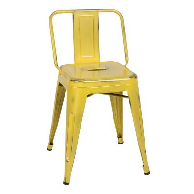 China Modern wholesale metal distressed bar stool cheap industrial dining chair china high commercial grade for sale