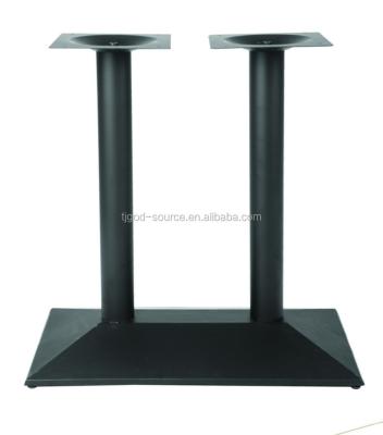 China Cross Table Black Cast Iron Table Leg Base for sale