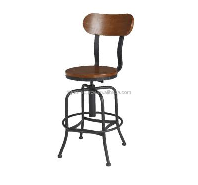 China Various Colors Are Available Famous Design Wooden Plastic Bar Chair Restaurant Metal Bar Chair PP High Replica Barstool for sale