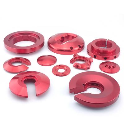 China High Precision Red Powder Coated ATV Parts for UTV Shock Absorbers and Customized for sale