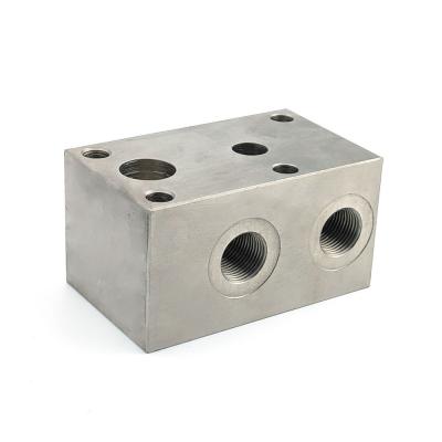 China Metal Processing Machinery Parts Slide Blocks Hydraulic Cylinder Block Certification RoHS for sale