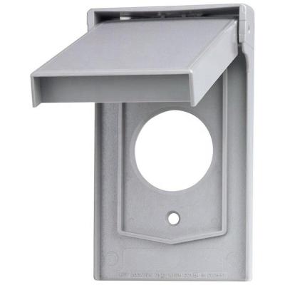 China Aluminum Alloy Custom Die Casting of Weatherproof Electrical Outdoor Outlet Box Cover for sale