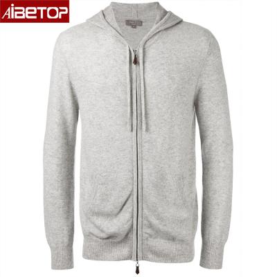 China 2022 Custom Made 100% Cotton Anti-pilling Soft Touch Fabric Zipper Hoodie for sale