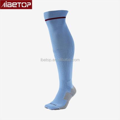 China Wholesale Hot Antibacterial Sports Custom Grip Compression Long Knee High Cycling Tube Basketball Teen Socks For Men And Women 2022 for sale