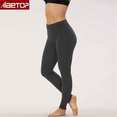 China Wholesale Antibacterial High Waist Yoga Pants Workout Fitness Gaiters for sale