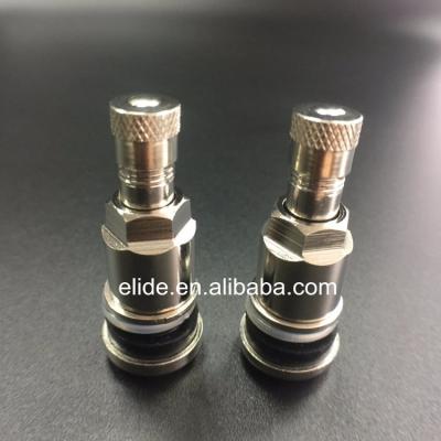 China MS525 Brass AL Passenger Car Truck Snap In Tubeless Tire Valves Brass Valve Stem for sale