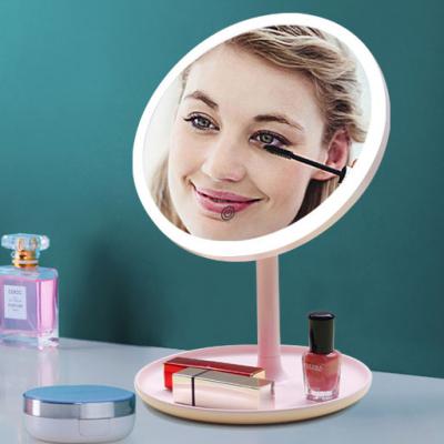 China High Quality Vanity Table Light Amazon Factory Direct Selling Lighted Hot Selling Cosmetic LED Makeup Desk Mirror for sale