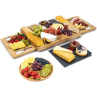 China Sustainable Sales Bamboo Cutting Boards Amazon Bamboo Cutting Board Bamboo Cheese Board Set for sale