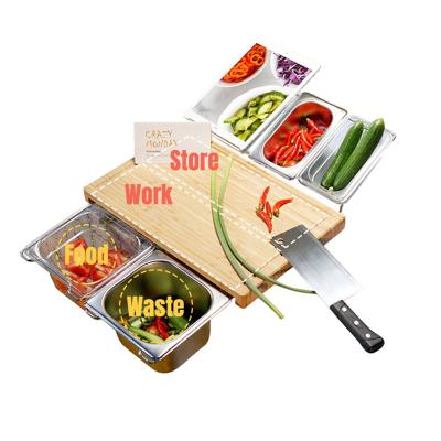 China Sustainable Amazon Bursts Retractable Bamboo Cutting Board Cutting Boards Bamboo Chopper for sale