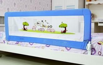 China Full Size Baby Bed Rails For Kids With Woven Net Cartoon Picture for sale