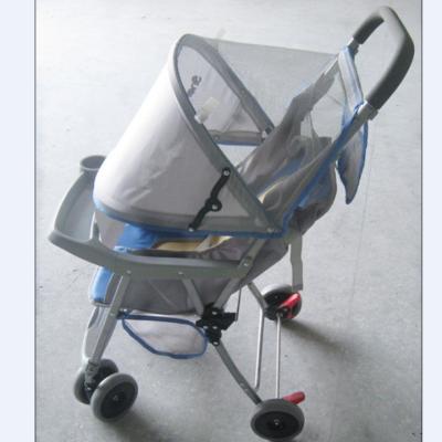 China Gray Foldable Baby Buggy Stroller With Storage Basket for Child for sale