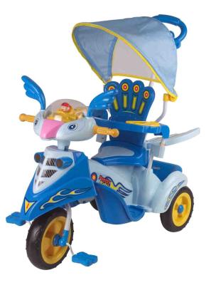 China Three Wheels Fashion Baby Tricycles , Blue Tricycle For Toddlers for sale