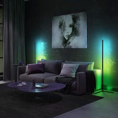 China Color Changing Color Changing Lamp Modern Minimalist For Game Room By Dimmable LED Remote Control Corner Lamp for sale