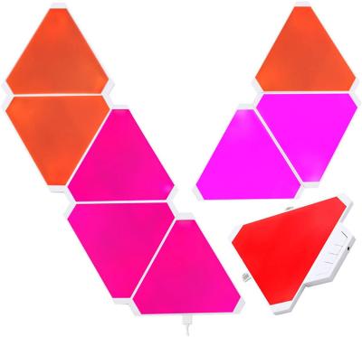 China RGB Color Changing Smarter Rhythm Edition Triangle Kit RGB LED Wall Light Panels for sale