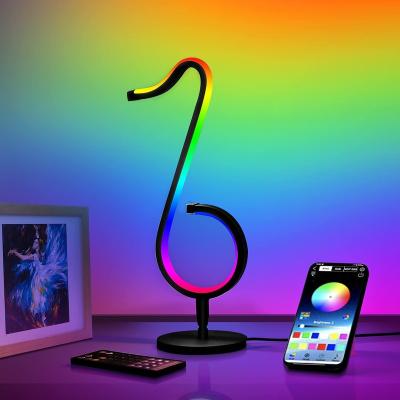 China APP Single Control Mode Design 210 Ambient Decor, Music Record Sync, Live Streaming Background Music Media Table Lamp for sale