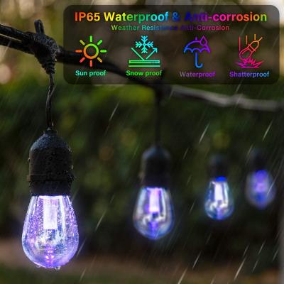 China Led Crystal Ball String Light Holiday Party Nordic Outdoor Christmas Powered Bubble Decoration for sale