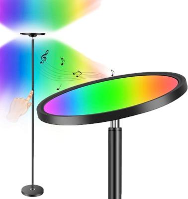 China 16 Million Modern RGBCW Color Changing Smart Floor Lamp Music Sync Works With Alexa Google for sale