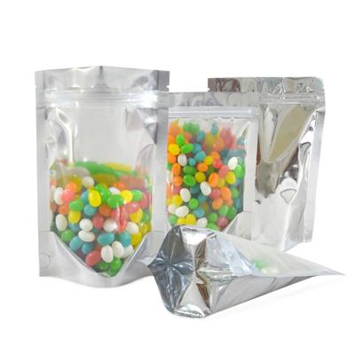 China Resealable Food BIODEGRADABLE Chips Snacks Stand Up Pouch Yin Yang Edible Mylar Zip Lock Packaging Foil Make Up Bag Custom for sale