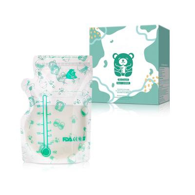 China Factory Wholesale Bpa Free China Bpa Free Holder Up Pouch Holder Baby Drink Water Liquid Storage Presterilized Breastmilk Bag for sale