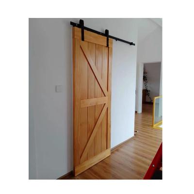 China Original cheap contemporary wooden soundproof hotel bedroom color soundproof barn door sliding door wood for sale