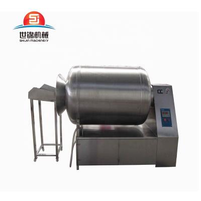 China Full Automatic Continuous Rotary Seasoning Vegetable Processing Plant Meat Processing Machine Vacuum Tumbler for sale