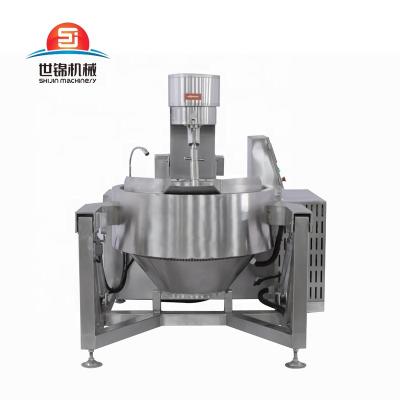 China Automatic Vegetable Processing Plant Gas Mixer Cooking Machine For Making India Curry And Dishes for sale